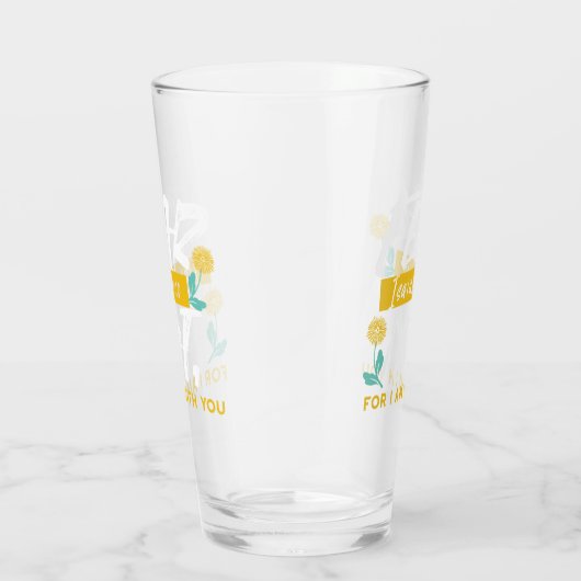 Isaiah 41:10 - Angst nicht Inspiration Bibel Verse Glas (Rechts)