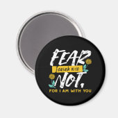 Isaiah 41:10 - Angst nicht Inspiration Bibel Verse Magnet (Vorderseite/Rückseite)