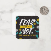 Isaiah 41:10 - Angst nicht Inspiration Bibel Verse Mitteilungskarte (Vorderseite/Rückseite Beispiel)