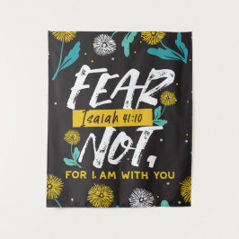 Isaiah 41:10 - Angst nicht Inspiration Bibel Verse Wandteppich