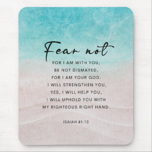Isaiah 41:10 Angst nicht Mousepad