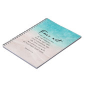 Isaiah 41:10 Angst nicht Notizblock (Linke Seite)