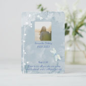 Isaiah 41:10 Beerdigung der Schrift Dank Custom Da Dankeskarte (Stehend Vorderseite)