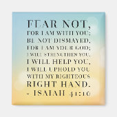 Isaiah 41:10 Bibelangebot Magnet (Vorne)
