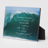 Isaiah 41 10 Bible Verse Easel Plaque Fotoplatte (Seite)