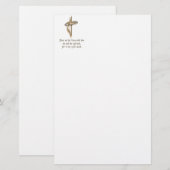 ISAIAH 41:10 BRIEFPAPIER (Vorne/Hinten)