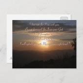 Isaiah 41;10 | Einzigartige Geschenke mit Inspirat Postkarte (Vorne/Hinten)