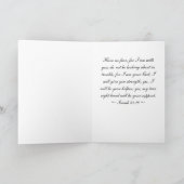 Isaiah 41:10 Ermutigung Karte (Innenseite)