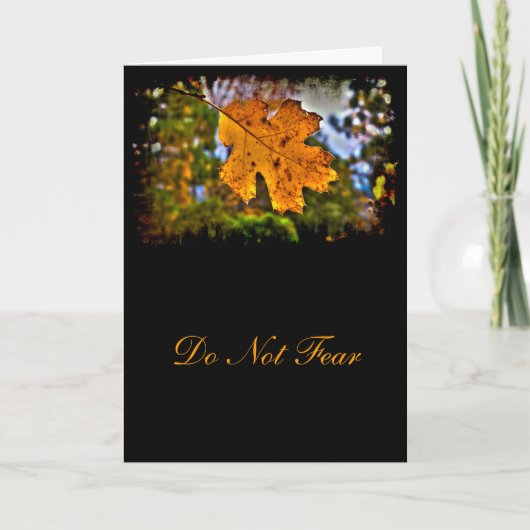 Isaiah 41:10 Ermutigung Karte (Vorderseite)