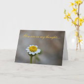 Isaiah 41:10 Ermutigungskarte Karte (Gelbe Blume)