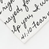 Isaiah 41:10 fleecedecke (Ecke)