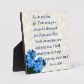 Isaiah 41:10 fotoplatte (Vorderseite)