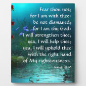 Isaiah 41:10 fotoplatte (Vorderseite)