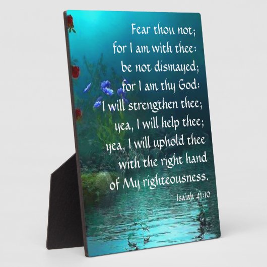 Isaiah 41:10 fotoplatte (Seite)