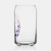 Isaiah 41:10 Furcht vor nicht Lila Schrift Dosenglas (Links)