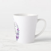 Isaiah 41:10 Furcht vor nicht Lila Schrift Milchtasse (Rechts)