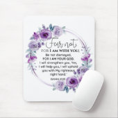 Isaiah 41:10 Furcht vor nicht Lila Schrift Mousepad (Mit Mouse)