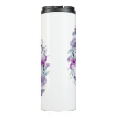 Isaiah 41:10 Furcht vor nicht Lila Schrift Thermosbecher (Rückseite)