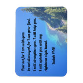 Isaiah 41:10 Fürchte dich nicht, denn ich bin bei Magnet (Vertikal)