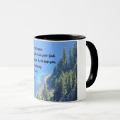 Isaiah 41:10 Fürchte dich nicht, denn ich bin bei Tasse (VorderseiteRechts)