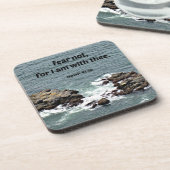 Isaiah 41:10 Fürchte dich nicht, denn ich bin bei  Untersetzer (Linke Seite)