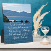 Isaiah 41:10 Fürchte mich nicht, weil ich bei dir Fotoplatte (Seite)