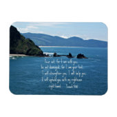 Isaiah 41:10 Fürchte mich nicht, weil ich bei dir  Magnet (Horizontal)