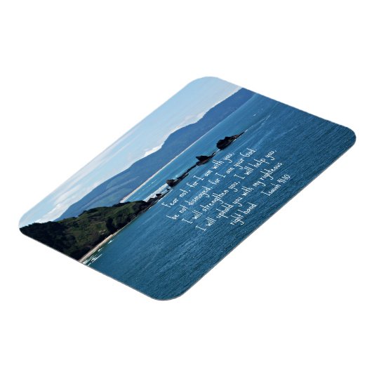 Isaiah 41:10 Fürchte mich nicht, weil ich bei dir  Magnet (Linke Seite)