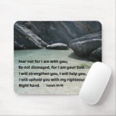 Isaiah 41:10 Fürchte mich nicht, weil ich bei dir  Mousepad (Mit Mouse)