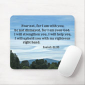 Isaiah 41:10 Fürchte mich nicht, weil ich bei dir  Mousepad (Mit Mouse)