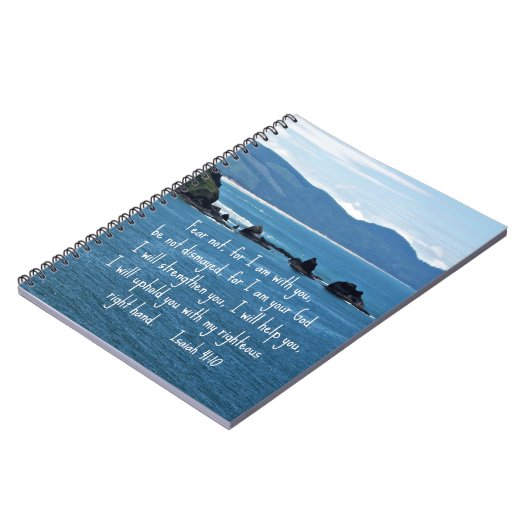 Isaiah 41:10 Fürchte mich nicht, weil ich bei dir  Notizblock (Linke Seite)