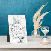 Isaiah 41:10 Fürchte nicht, dass ich bei dir bin B Fotoplatte (Seite)