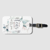 Isaiah 41:10 Fürchte nicht, dass ich bei dir bin B Gepäckanhänger (Vorderseite (Horizontal))