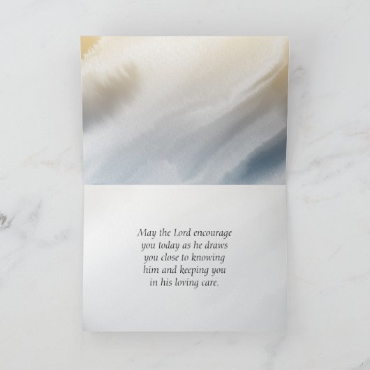 Isaiah 41:10 Fürchte nicht, dass ich bei dir bin B Karte (Innenseite)