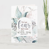 Isaiah 41:10 Fürchte nicht, dass ich bei dir bin B Karte (Vorderseite)