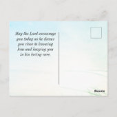 Isaiah 41:10 Fürchte nicht, dass ich bei dir bin B Postkarte (Rückseite)