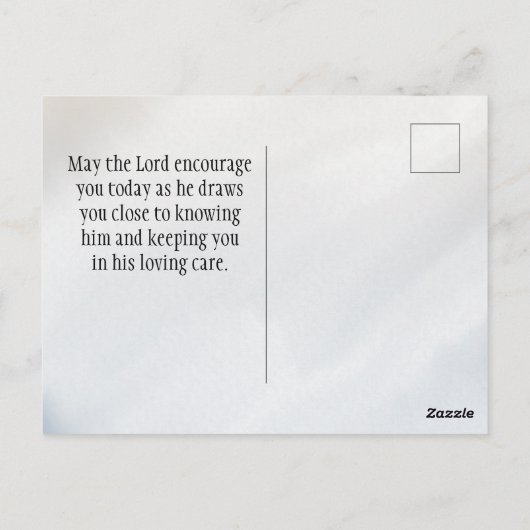 Isaiah 41:10 Fürchte nicht, dass ich bei dir bin B Postkarte (Rückseite)