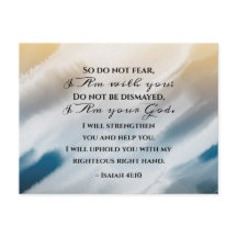 Isaiah 41:10 Fürchte nicht, dass ich bei dir bin B