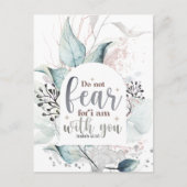 Isaiah 41:10 Fürchte nicht, dass ich bei dir bin B Postkarte (Vorderseite)