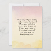 Isaiah 41:10 Fürchte nicht, dass ich bei dir bin,  Karte (Rückseite)