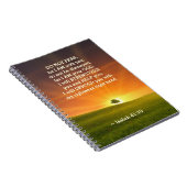 Isaiah 41:10 Fürchte nicht, dass ich bei dir bin Notizblock (Rechte Seite)