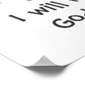 Isaiah 41:10 Ich fürchte Junge und Mädchen nicht Poster (Ecke)