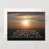 Isaiah 41;10 | Inspiration Postkarte (Vorne/Hinten)