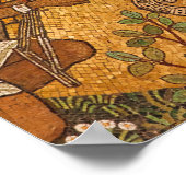 Isaiah 41:10 Jesus Mosaik Poster (Ecke)