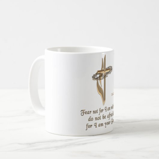 ISAIAH 41:10 KAFFEETASSE (Vorderseite Links)