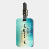 Isaiah 41:10 keine Angst Bibelverse Christlich Gepäckanhänger (Vorderseite vertikal)