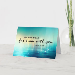 Isaiah 41:10 keine Angst Bibelverse Christlich Karte