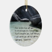 Isaiah 41:10 keramik ornament (Rechts)