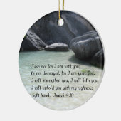 Isaiah 41:10 keramik ornament (Links)