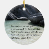 Isaiah 41:10 keramik ornament (Hinten)